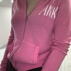 PINK Vintage Zip Up